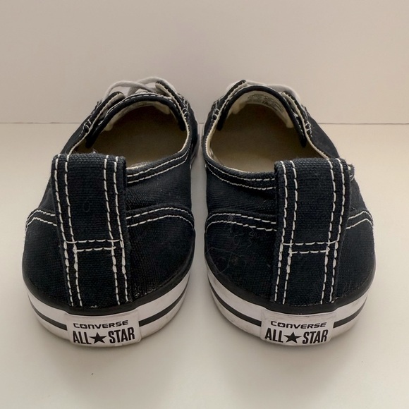 Converse Chuck Taylor All Star Ballet Lace Slip in Black - Picture 5 of 9